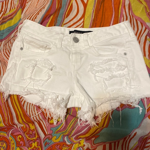 Express Pants - Express white denim shorts
